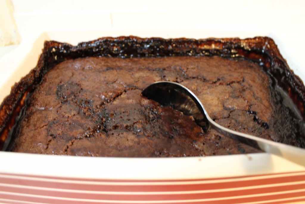 Chocolate self saucing pudding