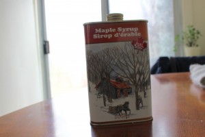 Canadian maple syrup