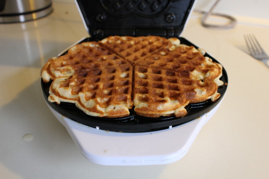 Waffles for breakfast