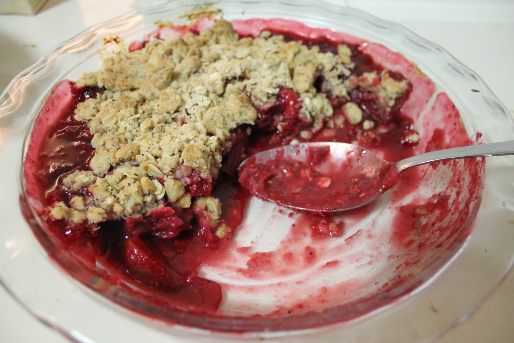 Berry crumble